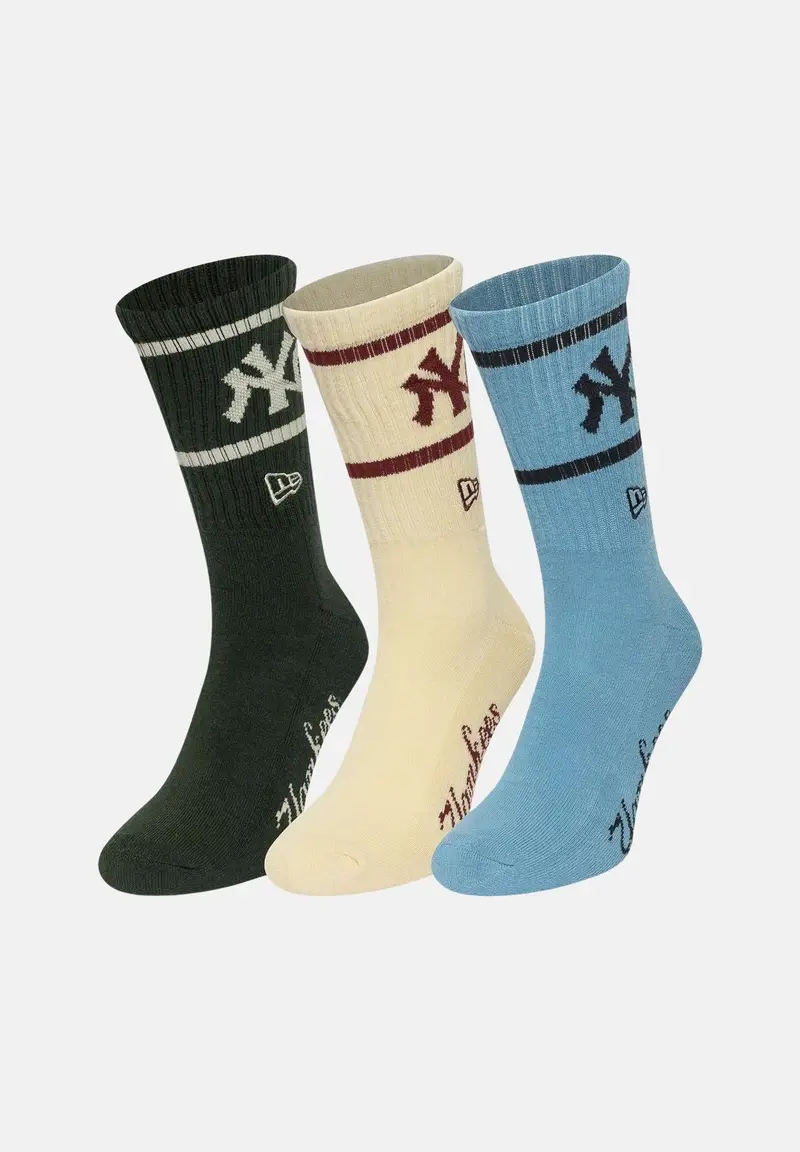 new era Calzini (3 paia) New York Yankees MLB multicolore per uomo e donna