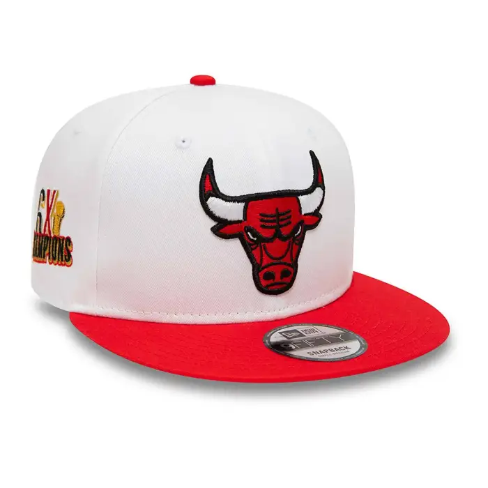 Cappellino con visiera New Era NBA Chicago Bulls Blanc