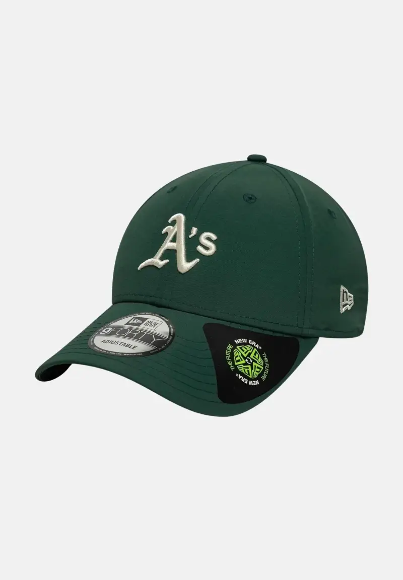 new era Cappello con visiera 9FORTY Athletics MLB Recycled Midi verde per uomo e donna