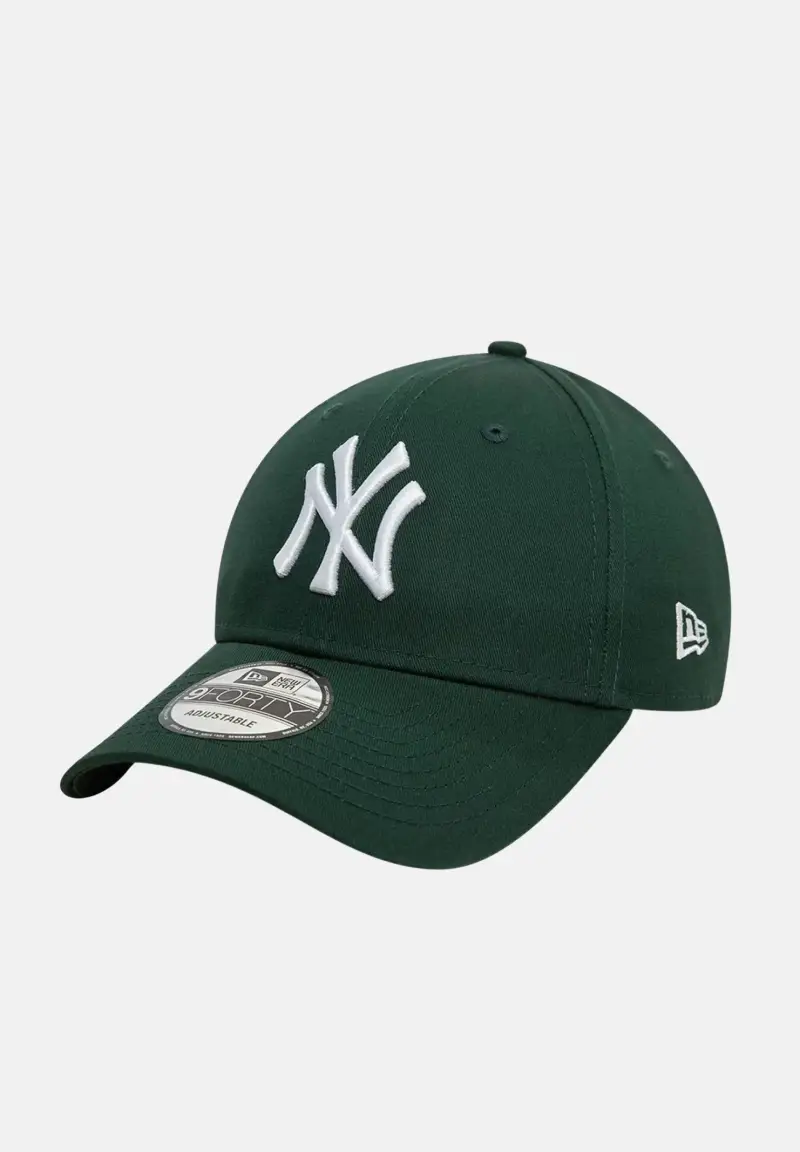 new era Cappello con visiera New York Yankees League Essential verde per uomo e donna