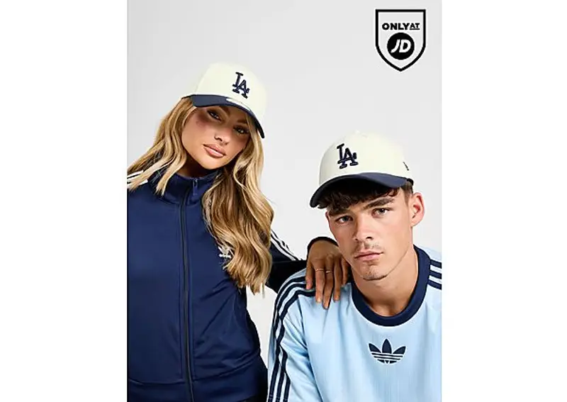 New Era Cappello MLB LA Dodgers 9FORTY, Crema