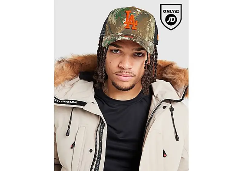 New Era Cappello MLB LA Dodgers 9FORTY Trucker, Verde