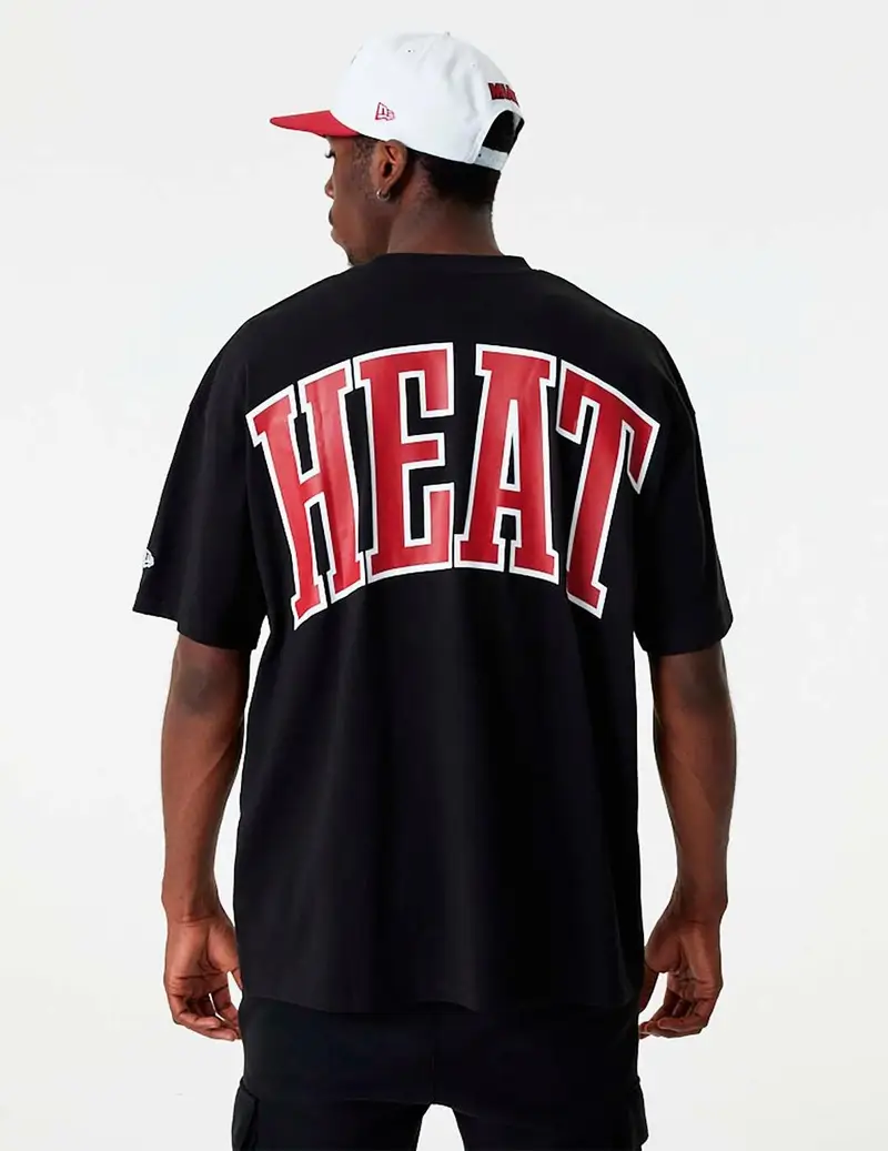 Maglietta Miami Heat NBA Infill Logo | New Era Nero