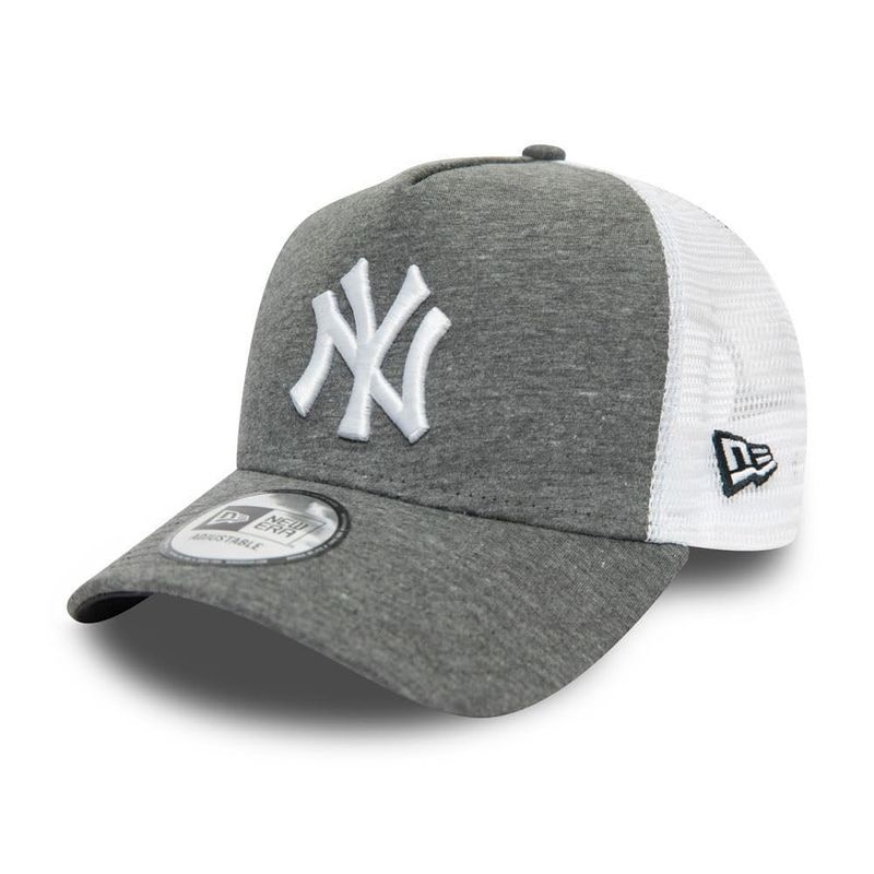 New Era Berretto Trucker New York Yankees Grigio Bianco