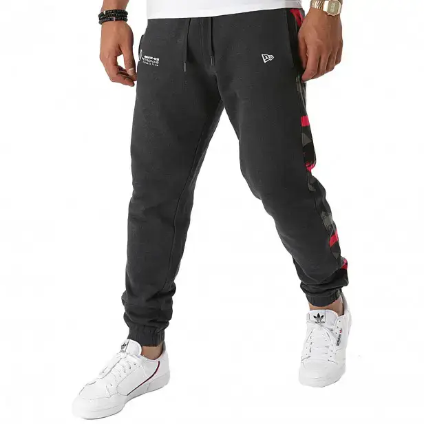 Pantaloni running New Era Mercedes e-sport camo Gris