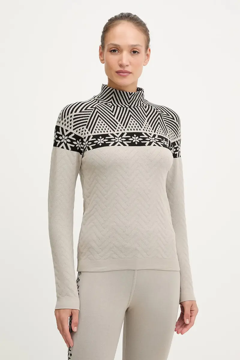 Newland longsleeve funzionale LADY TURTLENECK Beige