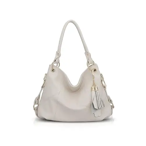NICOLE & DORIS Borsa Donna Borse a Spalla Grande Borse a Tracolla Elegante Borse Tote Leggera Borsetta Pelle Morbida