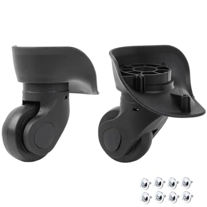 Nicoone Sostituzione ruote girevoli, Ruote in PVC bagagli valigia, Riparazione ruota valigia sostituire per il carrello