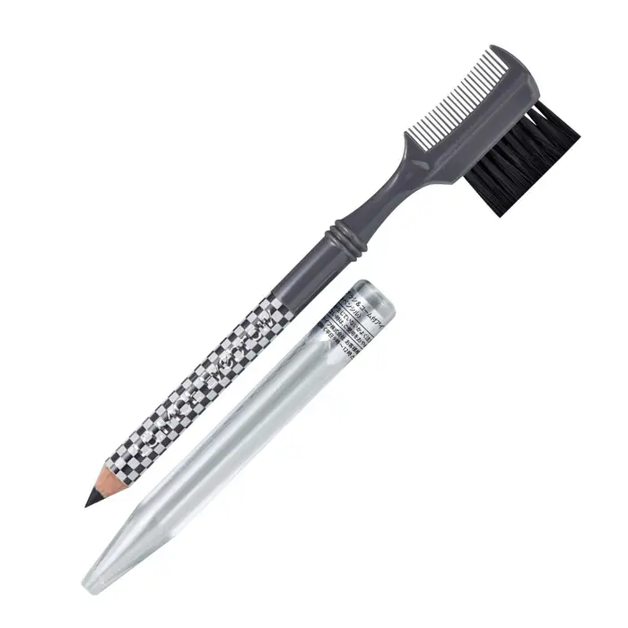 Pennello per Sopracciglia Buhna con Pettine Grigio Scuro