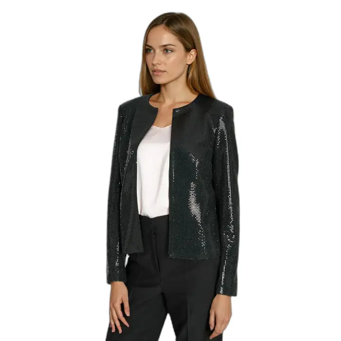 Nife Blazer paillettes donna Noir