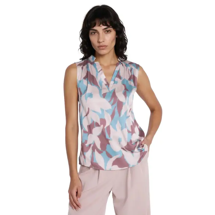 Nife Blusa donna con scollo a V Rose