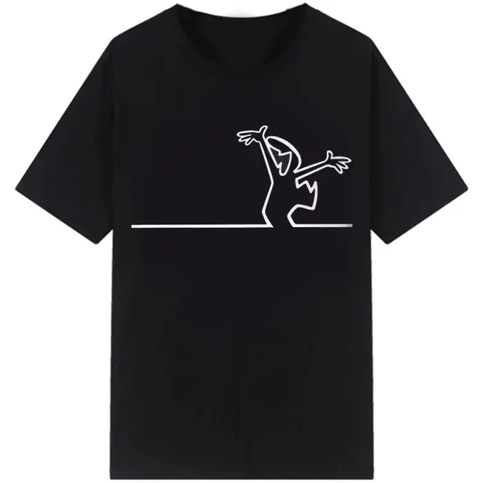 nihao Happy Fashion T-shirt La Linea La linea Osvaldo Cavandoli TV Uomo Donna Stile Streetwear Tee Girocollo Casual Top Camisetas