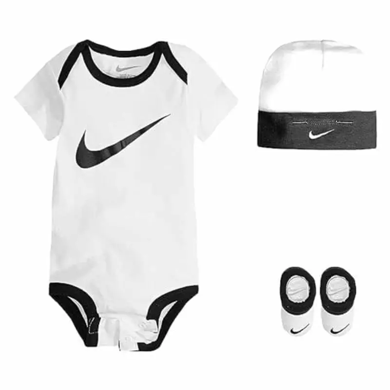 Nike 3 PIECE INFANT SET CAPPELLINO BODY CALZINI Non definito Bianco 1