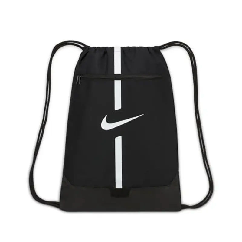 Nike Academy, Zainetto da Calcio Unisex-Adulto, Nero/Nero/Bianco, 51 x 35, 5 x 5 cm