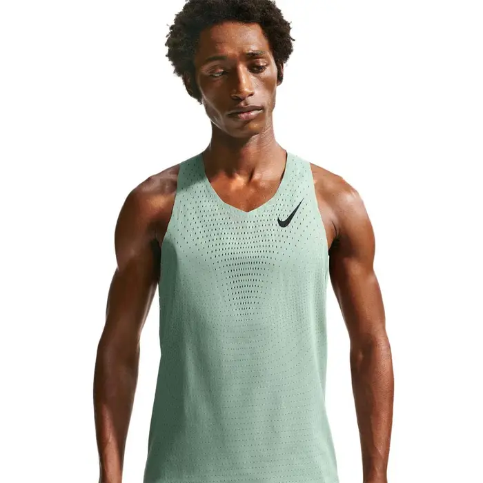 Aeroswift Canotta Running Steam Nero Uomo