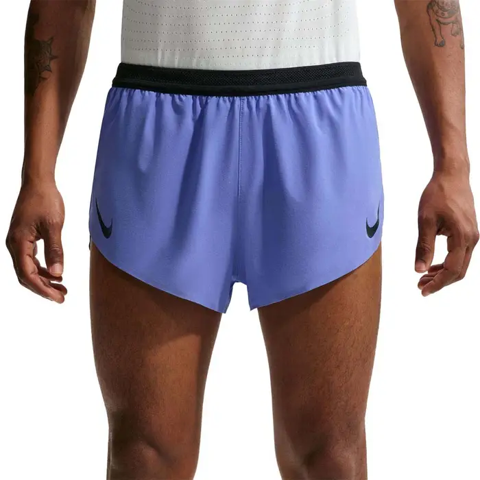 Aeroswift Pantaloncini Running 2" Sapphire Nero Uomo