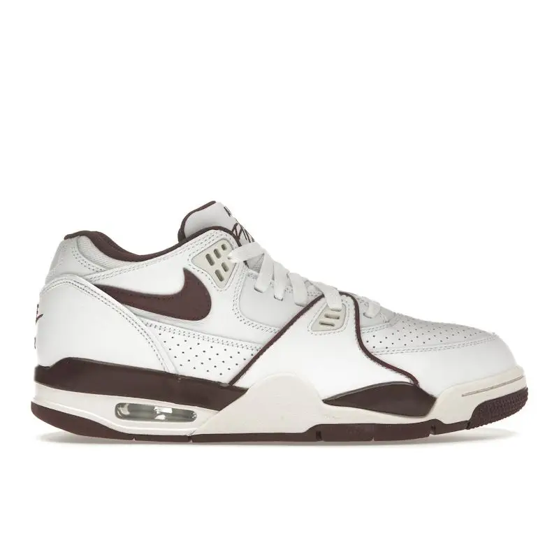 Air Flight 89 Low Burgundy Crush Uomo Sneakers Bianco Phantom FQ8256-100 46