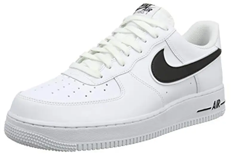 Nike Air Force 1 '07 3, Scarpe da Basket Uomo, Bianco (White/Black 101)), 42 EU