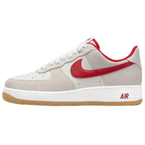 Nike Air Force 1 07 LV8 Photon Dust Varsity Red Sneakers Unisex Bianche Summit-White Giallo Gomma IB6388-101 47 5