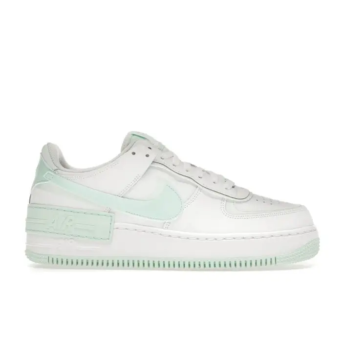 Air Force 1 Shadow Bianco Verde Chiaro Scarpe da Ginnastica da Donna Menta-Schiuma FZ3773-100 40 5