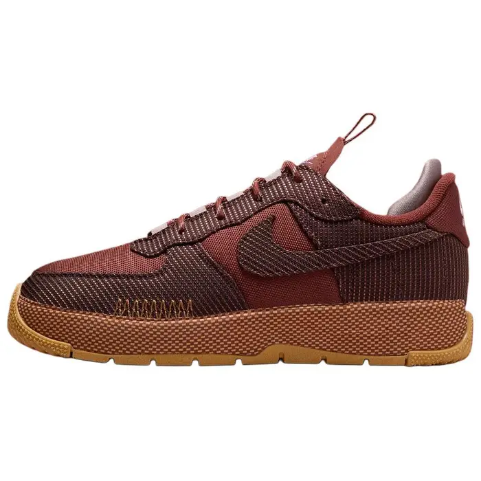 Air Force 1 Wild Dark Pony Scarpe da Ginnastica da Donna Marrone Viola Chiaro Minerale Lino FB2348-202 44 5