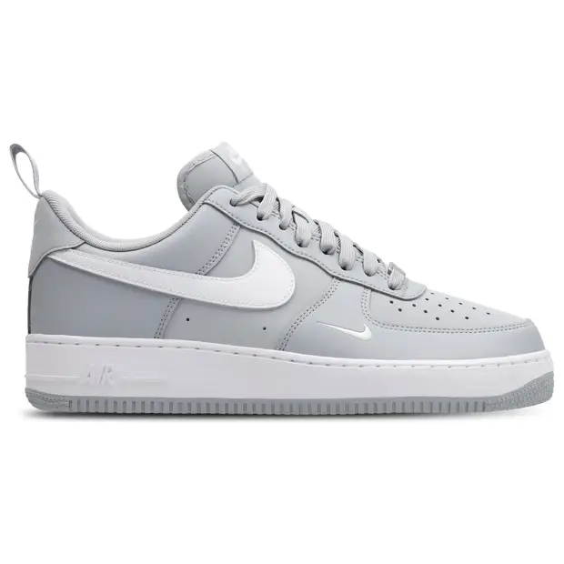 Nike Air Force Uomo - Sneakers Grigio - 5 - Pelle Grey