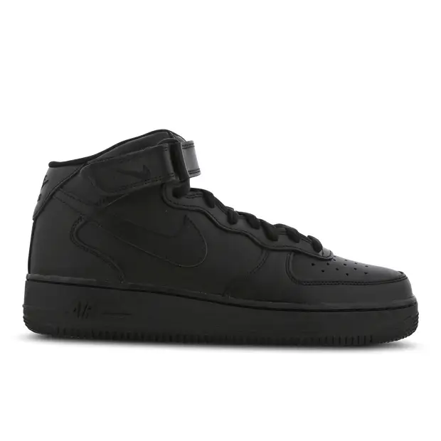 Nike Air Force Uomo - Sneakers Nero - .5 - Cuoio, Tessile Black