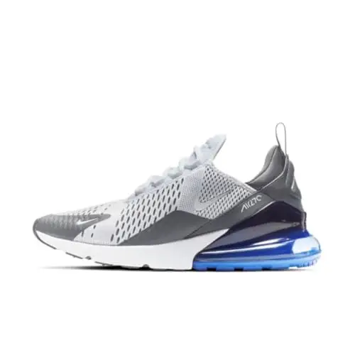 Nike Air Max 270, Scarpe da corsa Uomo, Multicolore (White/White/Persian Violet/Dark Grey), 42 EU