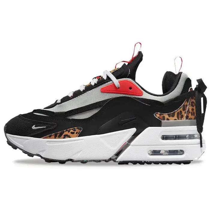 Air Max Furyosa Leopard Scarpe da Ginnastica da Donna Nero Osso Chiaro DH5104-002 37 5