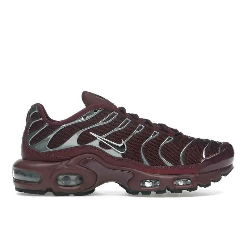 Air Max Plus SE Bordo Notte Argento Cromato Sneakers da Donna Rosso Rosso Scuro Team Rosso Argento Metallizzato HJ9743-600 36.5