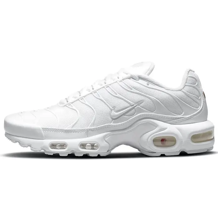 Air Max Plus Triple White Sneakers da Donna Platino Puro DM2362-100 37 5