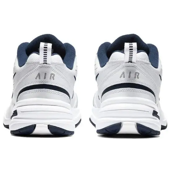 Nike Air Monarch IV Bianco Blu Navy Scarpe da Ginnastica da Uomo 415445-102 EU 36 5