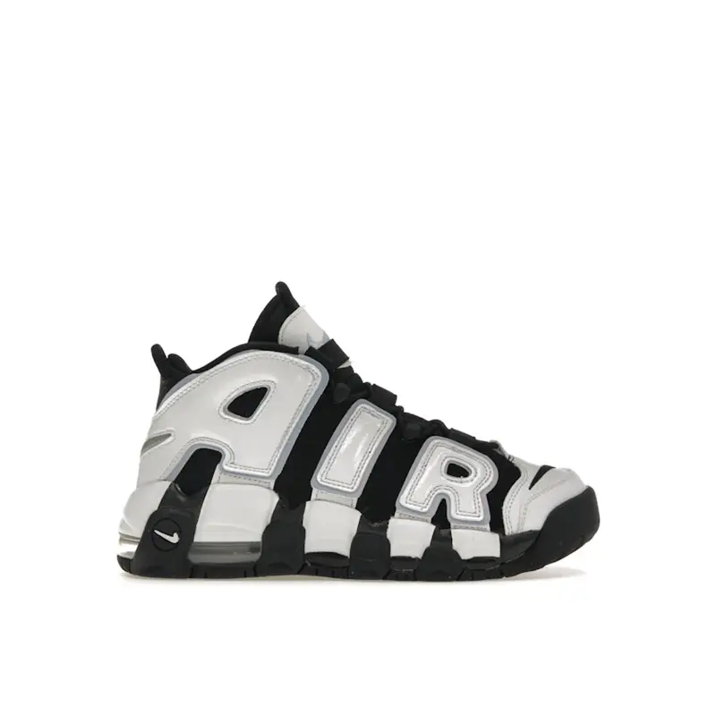 Nike Air More Uptempo GS Nero Cobalt Bliss Scarpe da Ginnastica per Bambini Bianco Multicolor DQ6200-001 35 5