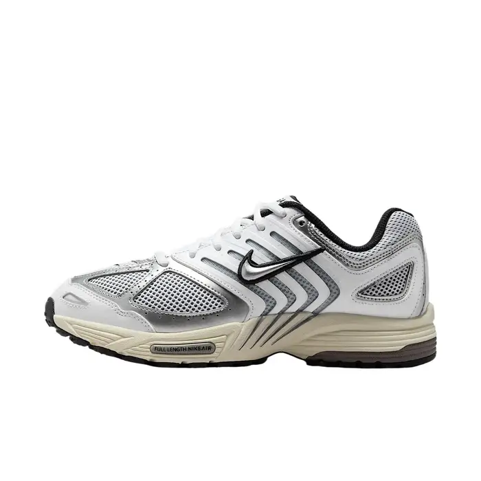 Air Peg 2K5 Bianco Latte di Cocco Nero Argento Metallico (Da donna) 37 5