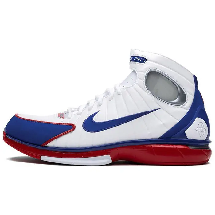 Air Zoom Huarache 2K4 All-Star 2016 Scarpe da Uomo Bianco Game-Royal-Rosso Sportivo-Argento Metallizzato 308475-100 45