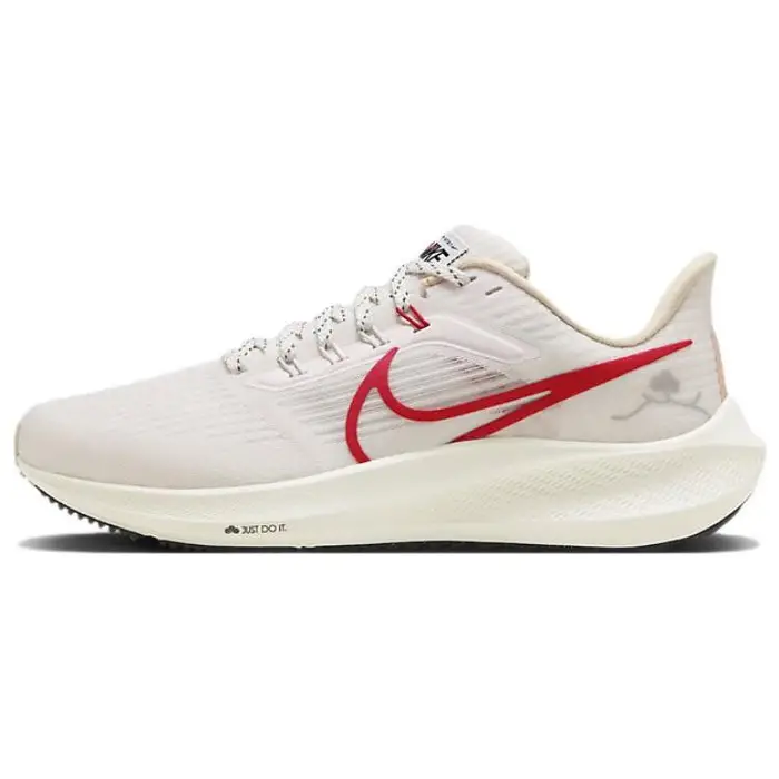Air Zoom Pegasus 39 Sneakers Donna Anno Nuovo Lunare White Sail University-Red FD4344-161 42