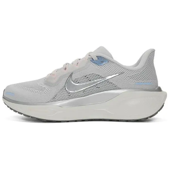 Nike Air Zoom Pegasus 41 Photon Dust Metallic Pewter Scarpe da Ginnastica da Donna Grigio Vela Rosa Echo FD2723-007