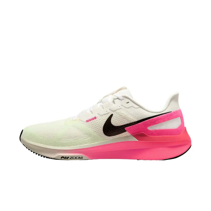 Nike Air Zoom Structure 25 Vela Rosa Iper Uomo Sneakers Crema Cremisi Brillante Sequoia IB7451-100