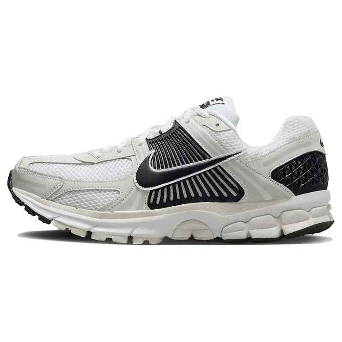 Air Zoom Vomero 5 Bianco Nero Sneakers Uomo Tinta Platino Platino Metallizzato FB9149-101 36