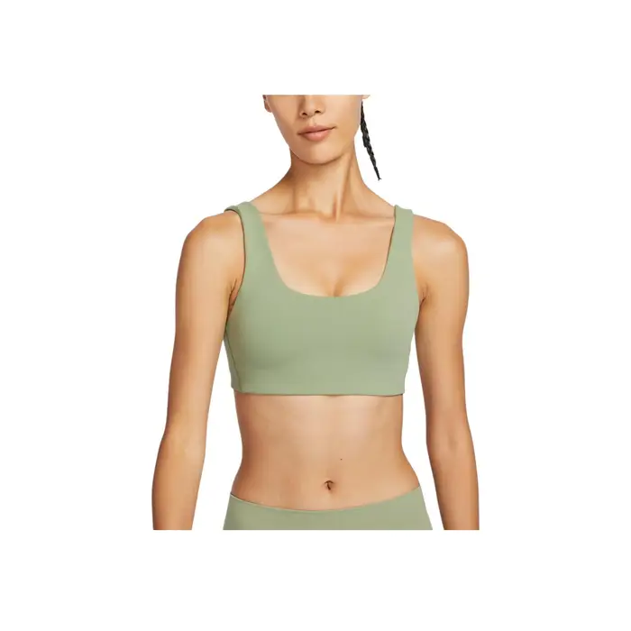 Alate Tinta Unita Outdoor Casual Pullover Supporto a Bassa Intensità Asciugatura Rapida Intimo Sportivo Intimo Donna Verde Petrolio FB3240-386 XS