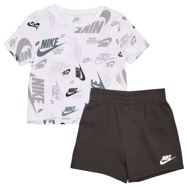 Nike Aop Futura Toss Neonato - Tute da ginnastica Bianco - - Jersey di cotone White