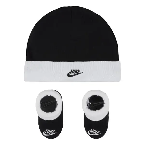 Nike Berretto e scarpine da neonato Futura Noir