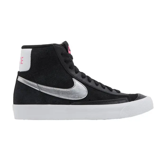 Blazer 77 Mid Vintage Nero Argento Metallico (Da donna) 37 5