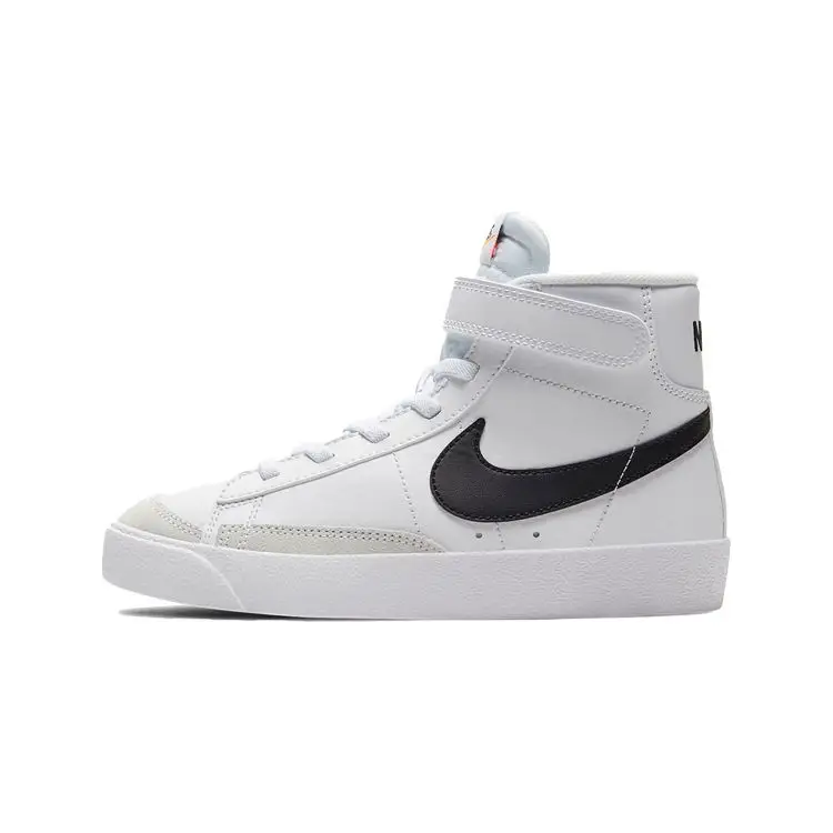 Nike Blazer Mid 77 PS Bianco Nero Scarpe da Ginnastica Bambino Team-Arancio DA4087-100