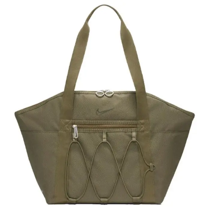 Nike Borsa Tote in Tessuto Sportiva Casual Grande Capacità Borsa della Spesa Borsa a Spalla Borsa a Mano Borse Tote da Donna Verde Oliva