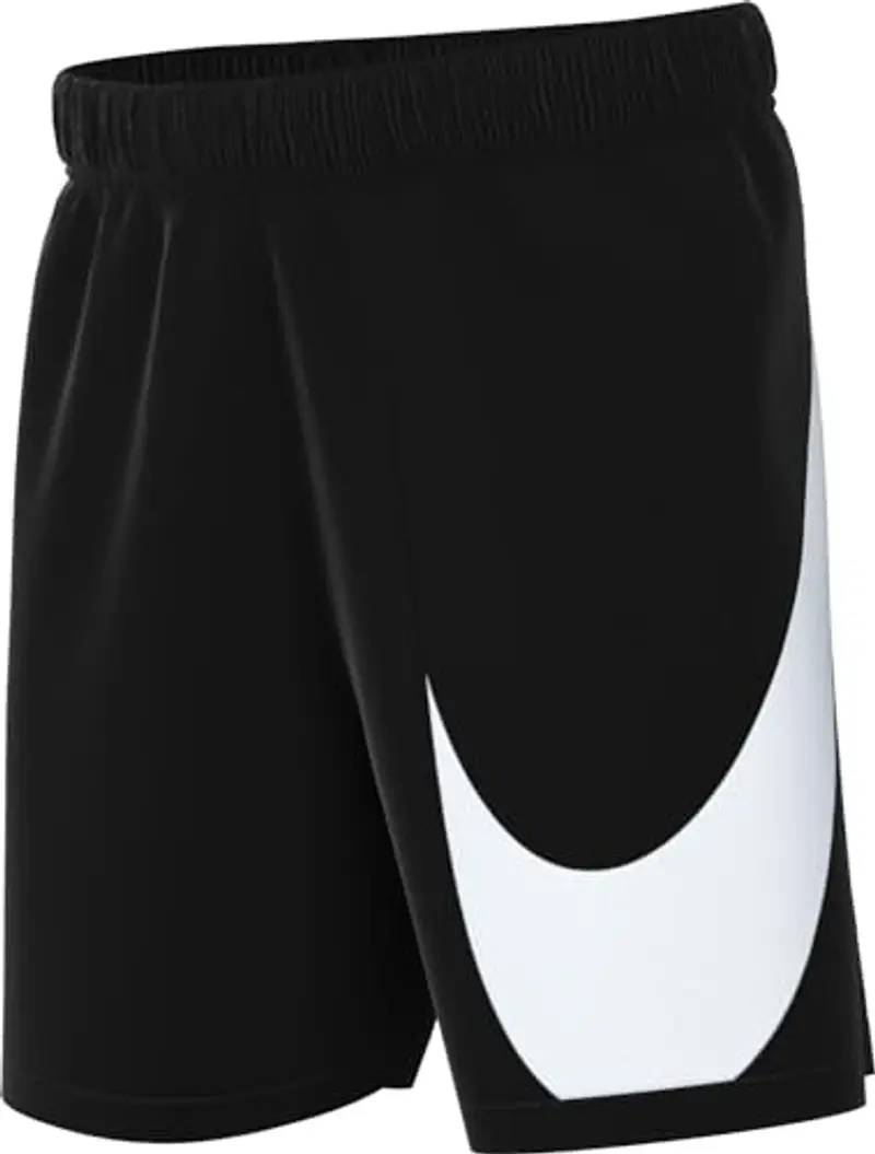 Nike Boy's Pantaloncini B Nk DF Multi+ Swoosh Short, Black/White/Black, FV0269-010