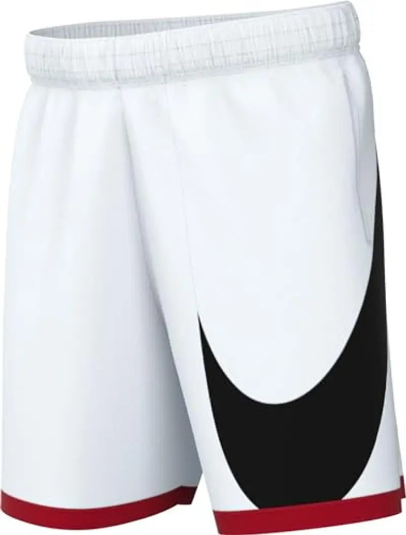 Nike Boy's Pantaloncini B Nk DF Multi+ Swoosh Short, White/Black/University Red, FV0269-100