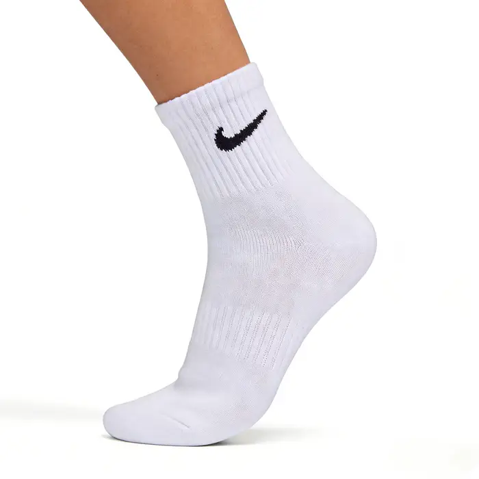 Nike Calzini da basket Casual imbottiti a taglio medio Confezione combinata unisex Bianco SX7667-100 SX7678
