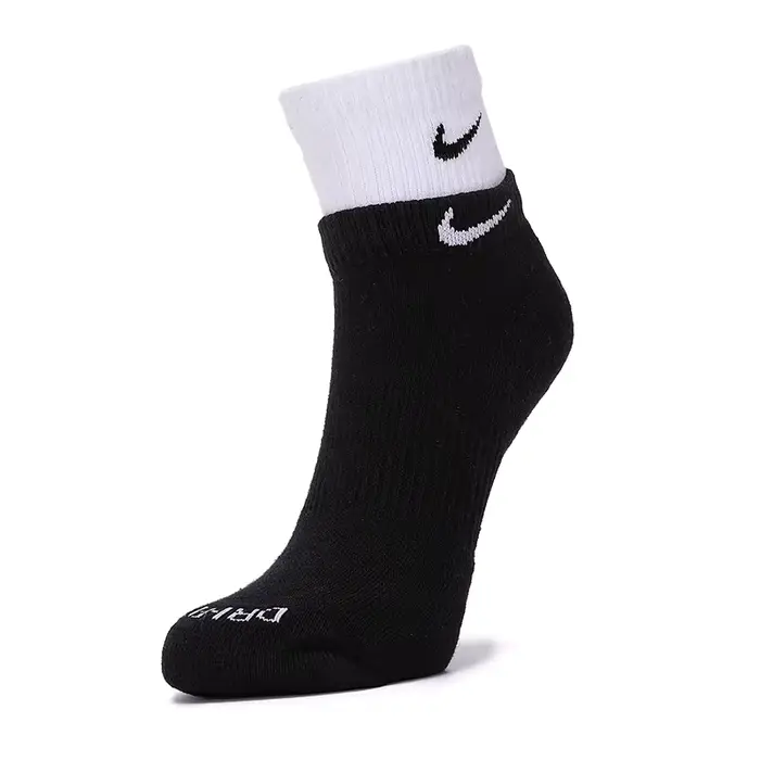 Nike Calzini da uomo e da donna per allenamento fitness, corsa, esercizio fisico, calzini casual morbidi, comodi e traspiranti, calzini a