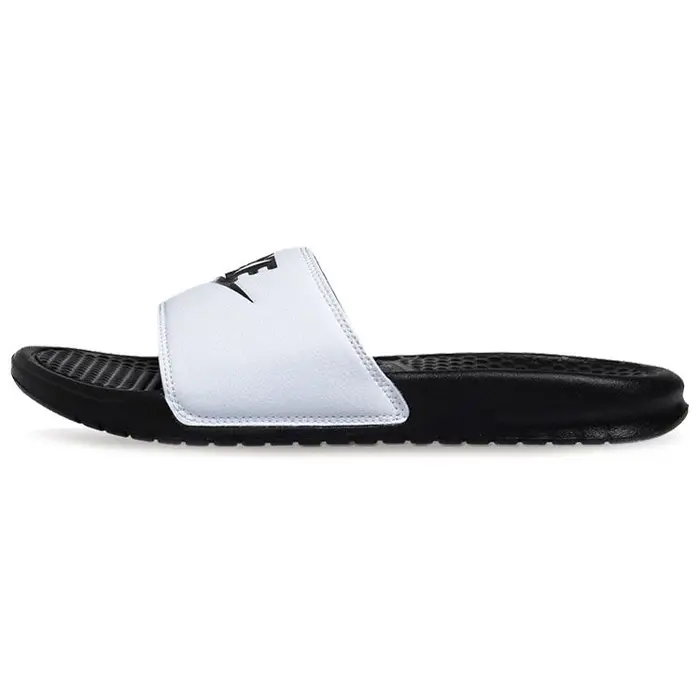 Ciabatte Nike Benassi Bianche Unisex Sandali Nero-Nero 343880-100 42 5